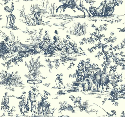 Bucolic Toile Indigo - Coordonné