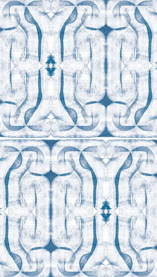 Infinity strokes Blue - Coordonné