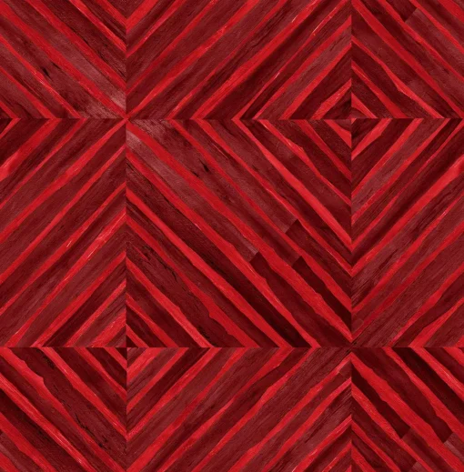 Kaleido-Bamboo Scarlet - Coordonné