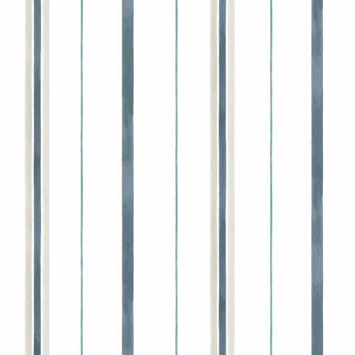 Rolling Stripes Aqua - Coordonné